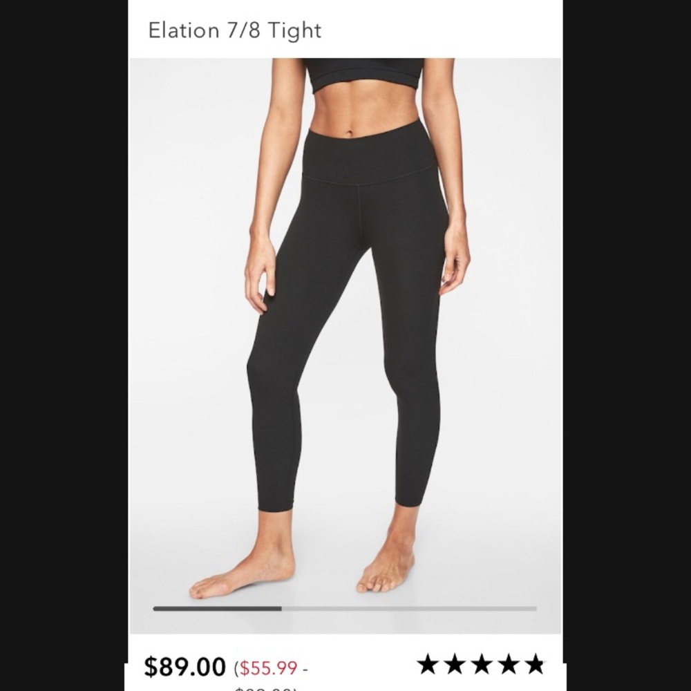 Athleta Elation 7/8 Tight (Women sz Medium)